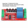 FRM02 Time Delay Relay Multi Function 2-Channel Time Delay Relay Module Self Lock Cycle LED Display Self Lock Cycle Timer Module
