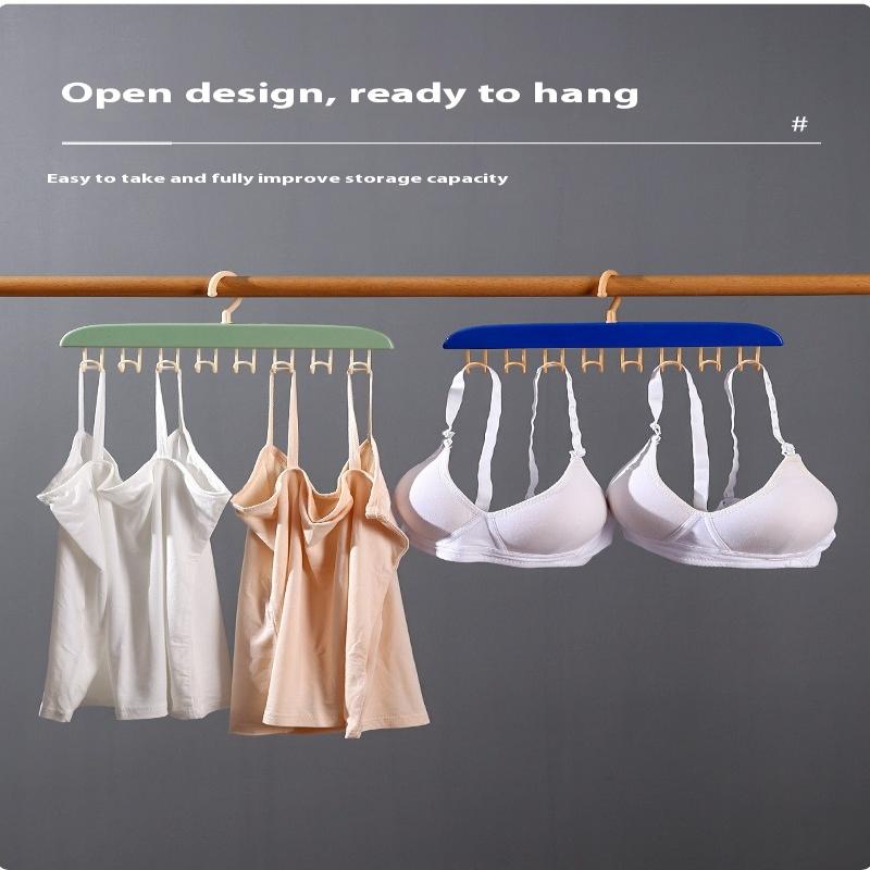 Wavy Clothes Hanger Good Load Bearing Capacity Stay Organized Space Saving Bra Hangers Multifunctional For Student Dormitories