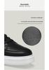 Men’s Genuine Leather Lace-up Sneakers - Large Size, Comfortable, Breathable, Versatile Casual and Work Shoes, Round Toe for Autumn & Winter