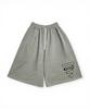 Bonseullipi Soft Industrial Zip Bermuda Shorts (Melange Gray)