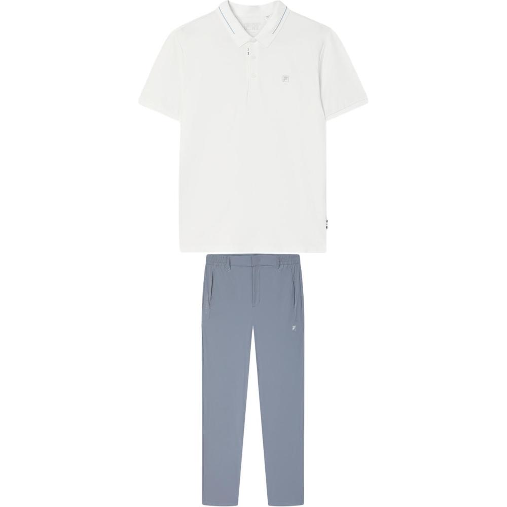 New FILA WHITE Casual Sportswear Men's F11M533106F+F11M533801F