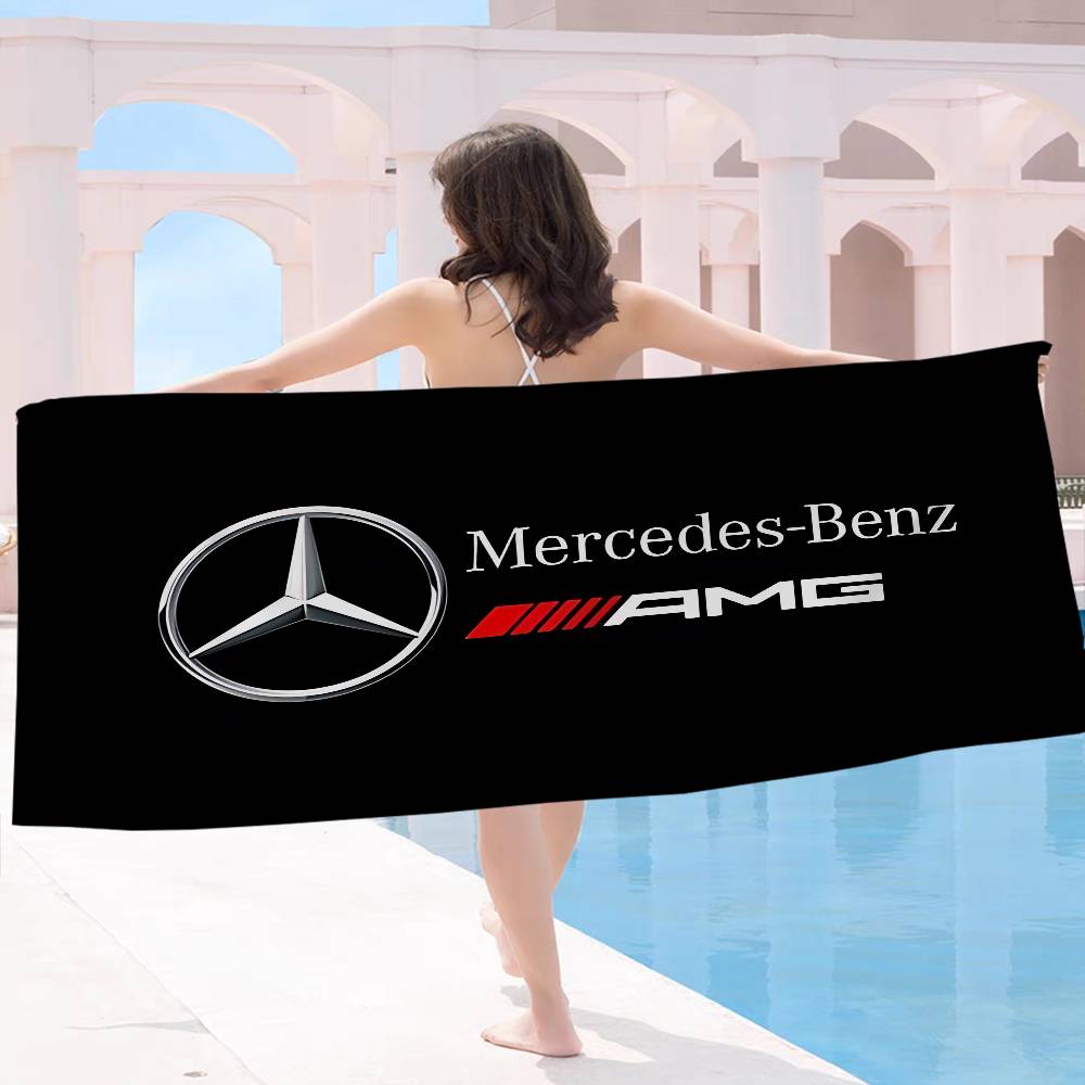 M-Mercedes-B-benz Big Microfiber Beach Towels Quick Dry Towel Sand Beach Towels Pool Towel for Travel Swim Pool Yoga PI8