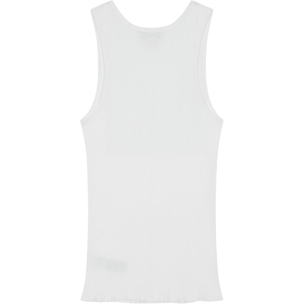 Calvin Klein Casual Simple Cotton Tank Top Women Tops White 40WL286-YAA