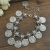 LOVBEAFAS Gypsy Fashion Bohemian Bracelets Bangles for Women Ethnic Maxi Vintage Jewelry Coin Tassel Charm Beach Boho Bracelets