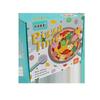 Wooden Kitchen Role-Play Set: Fruits, Vegetables, Pizza Cutting Toy for Kids