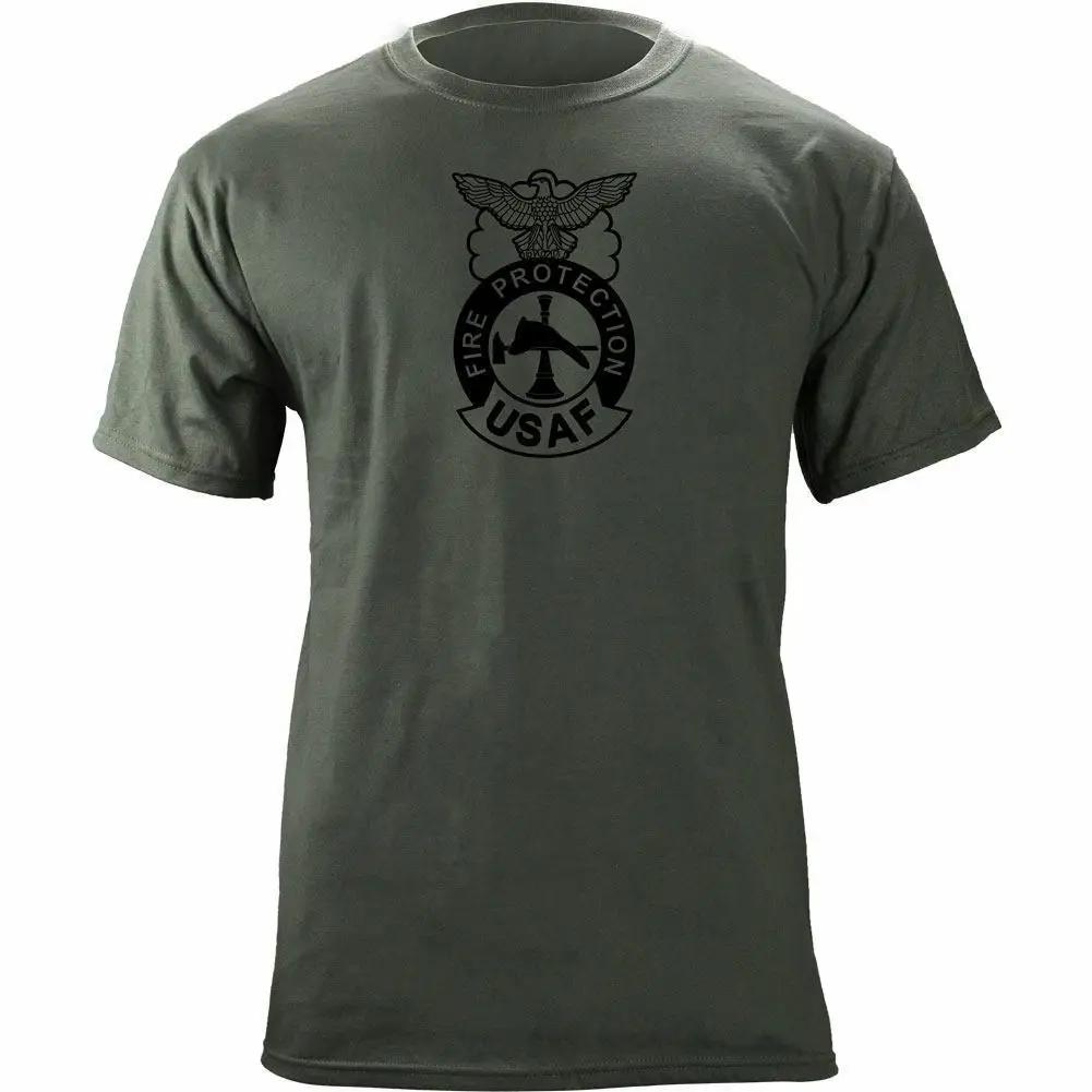 

US Air Force Fire Protection Veteran T-Shirt 100% Cotton O-Neck Summer Short Sleeve Casual Mens T-shirt Size S-3XL - Men s Su... S разноцветный