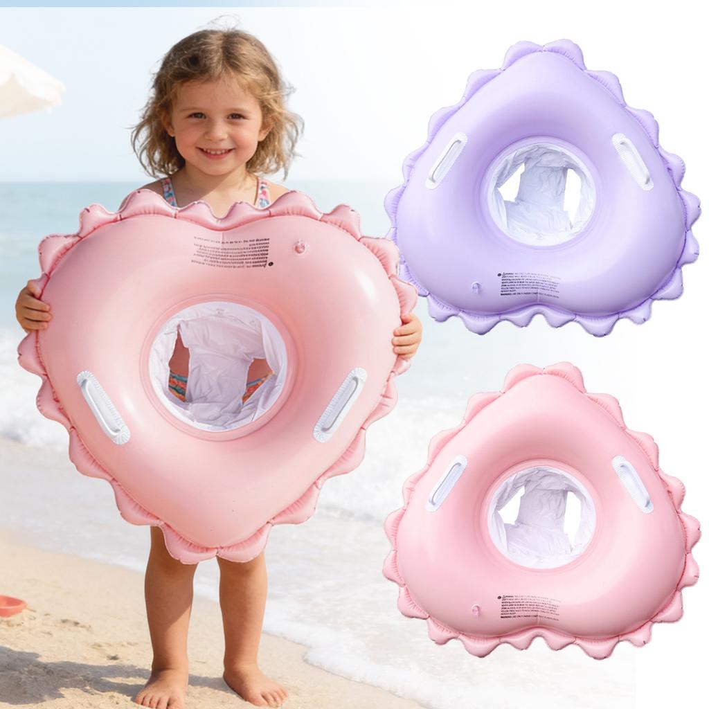 50cm Baby Schwimmring Kleinkind Sit-in Schwimmhilfe Verstellbare Beinöffnungen Aufblasbares Wassersicherheitsgerät für Kleinkinder und Kleine Kinder