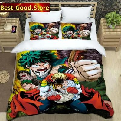 Hd Anime Mein Hero Science Cartoon 3D Printed Bedding Queen Bedding Set King Size Bedding Set Soft And Comfortable