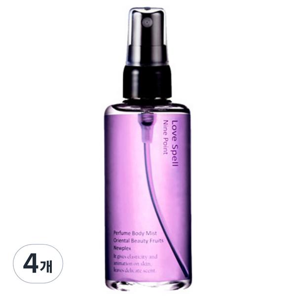 

Nine Point Perfume Moisture Mist Body Mist Love Spell, 100мл, 4 шт.