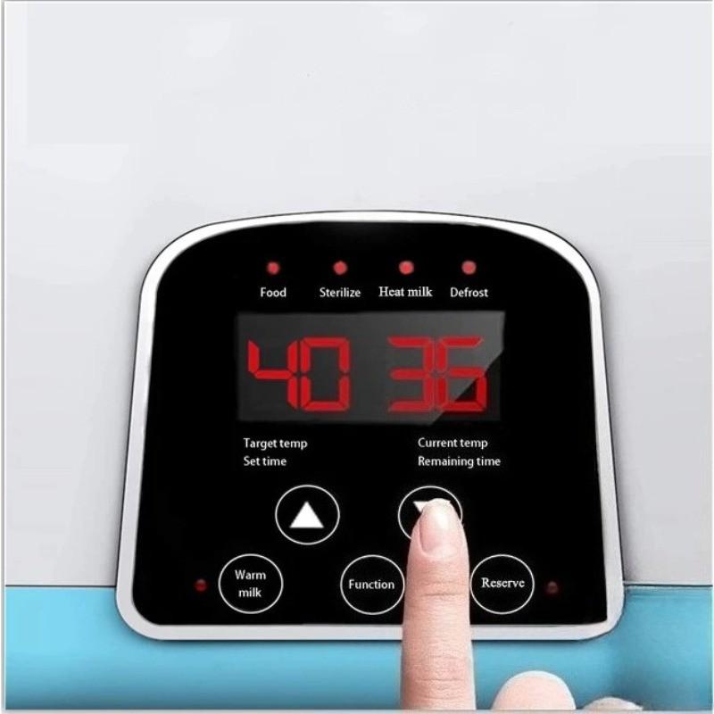 Portable Baby Bottle Warmer Breastmilk Formula LCD Smart Fast Baby Milk Warmer Accurate Temperature Control Milk Warming Device