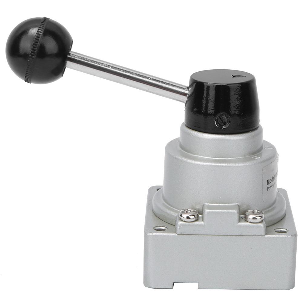G1 4in Lever Hand Valve Direct Acting Aluminum Alloy 3 Position 4 Way VH200 02 0 8kgf cm²
