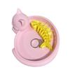 Storage Tray, 3D One-Piece Molding Seamless Polished Rounded Design Jewelry Holder, Cat Fishbone Design Jewelry Organizer for Rings Earrings