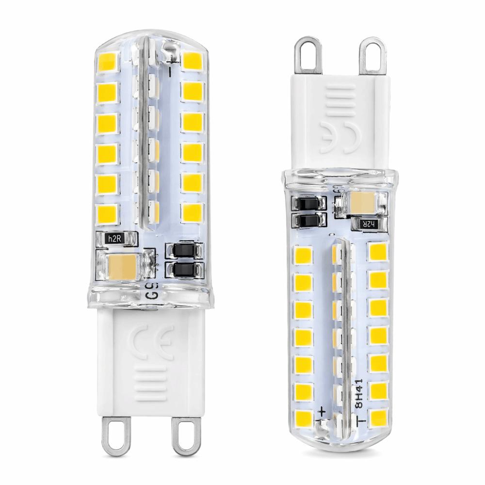 2PCS 6000K G9 LED Bulb 5W Corn Lamp Light Bulb Durable LED Light Bulb  Ceiling Lamp