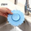 Anti Odor Sink Filter Sunflower Silicone Floor Drain Mat, Bionic Petal Design Anti-Clog Flexible Mat Hair Filter, Odor-Proof Drainage Protector