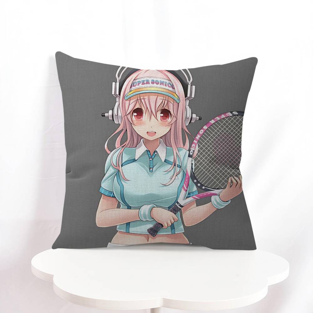 S-Super S-Sonico Pillow Gift Home Office Decoration Pillow Bedroom Sofa Car Cushion CoverPillow Case
