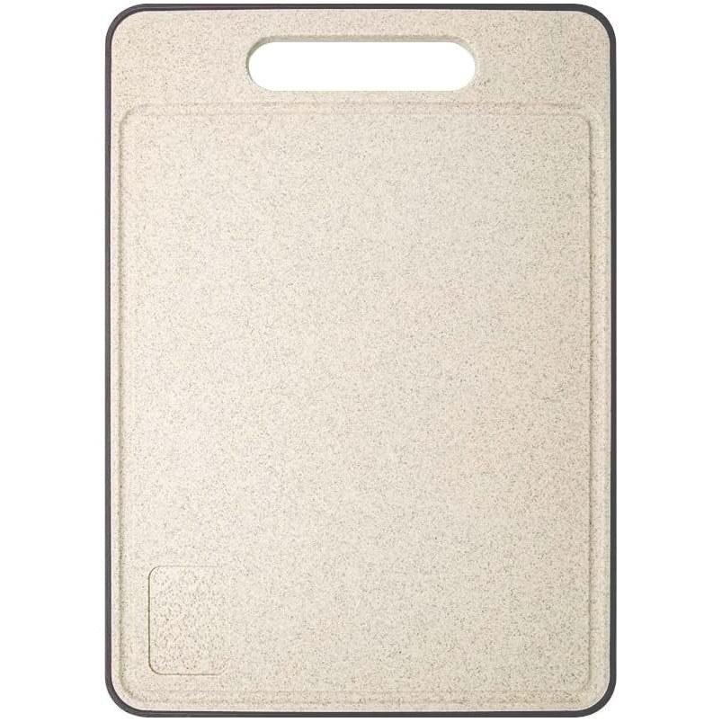 Cooking Researcher Supervised Cutting Board Antibacterial Dishwasher Safe Non-Slip Latuna King Jim Elastomer (Beige 33.5x23.5cm) Comfortable Design.