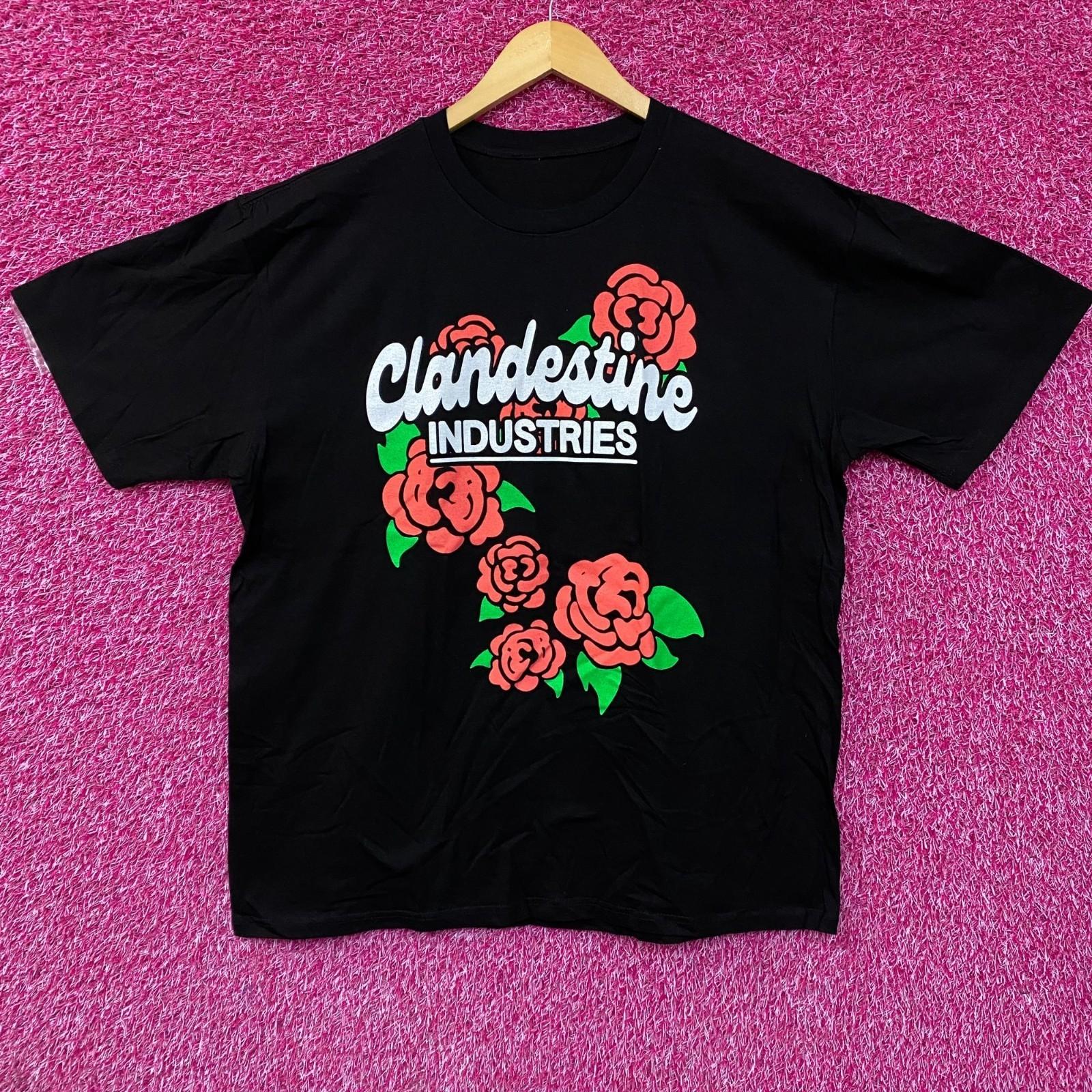 

Clandestine Industries Футболка для скейтера Floating Roses Scene L XXXL