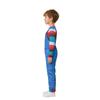 Geisterbaby Rücken Chucky Staffel 2 Cosplay-Anzug Chucky Latzhose Halloween Kinder-Cosplay-Kostüm