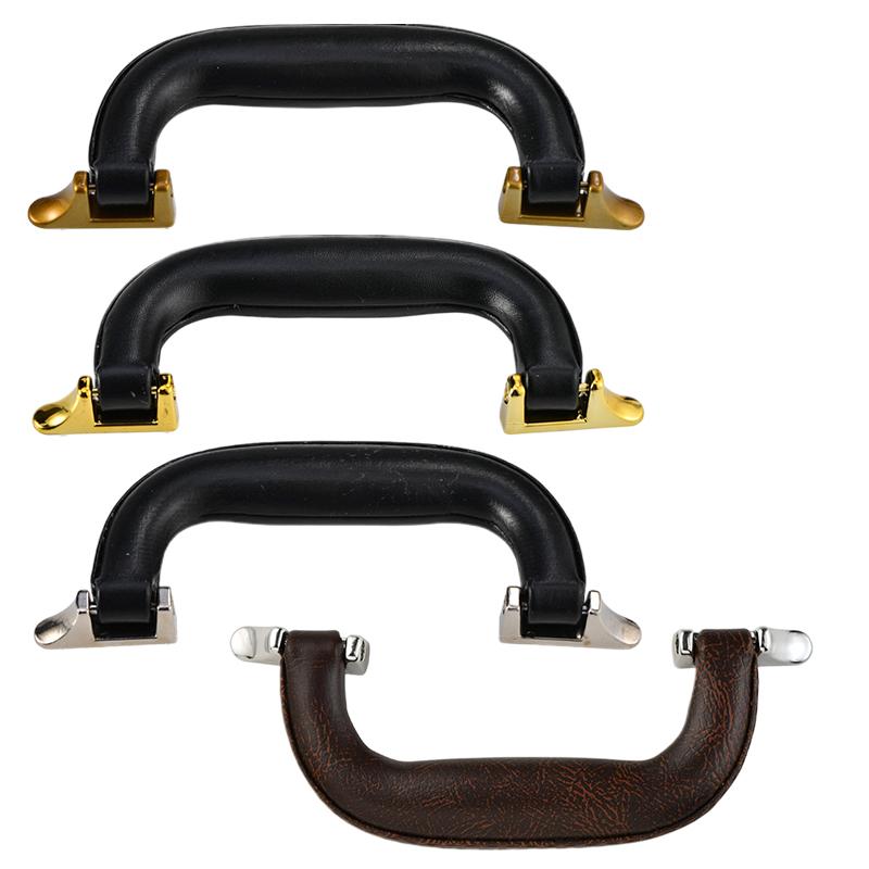 1PC Cabinet Door Handle New Chinese Style Brass Vintage Single Hole Antique Solid French Drawer Wardrobe Door Handle Brass Color
