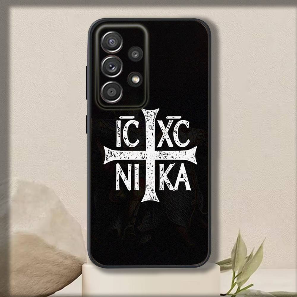 

Orthodox Christians Phone Case For Samsung S 25,24,23,22,30,21,10,9,Ultra,Plus,Lite,FE,4,5 G Soft Black Case Samsung S20fe