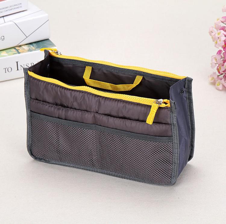 2024 Waterproof Large Capacity Travel Handbag with Double Zipper - Women's Portable Makeup Bag