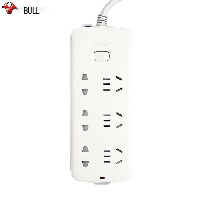 Bull 6-Outlet Power Strip with Master Switch