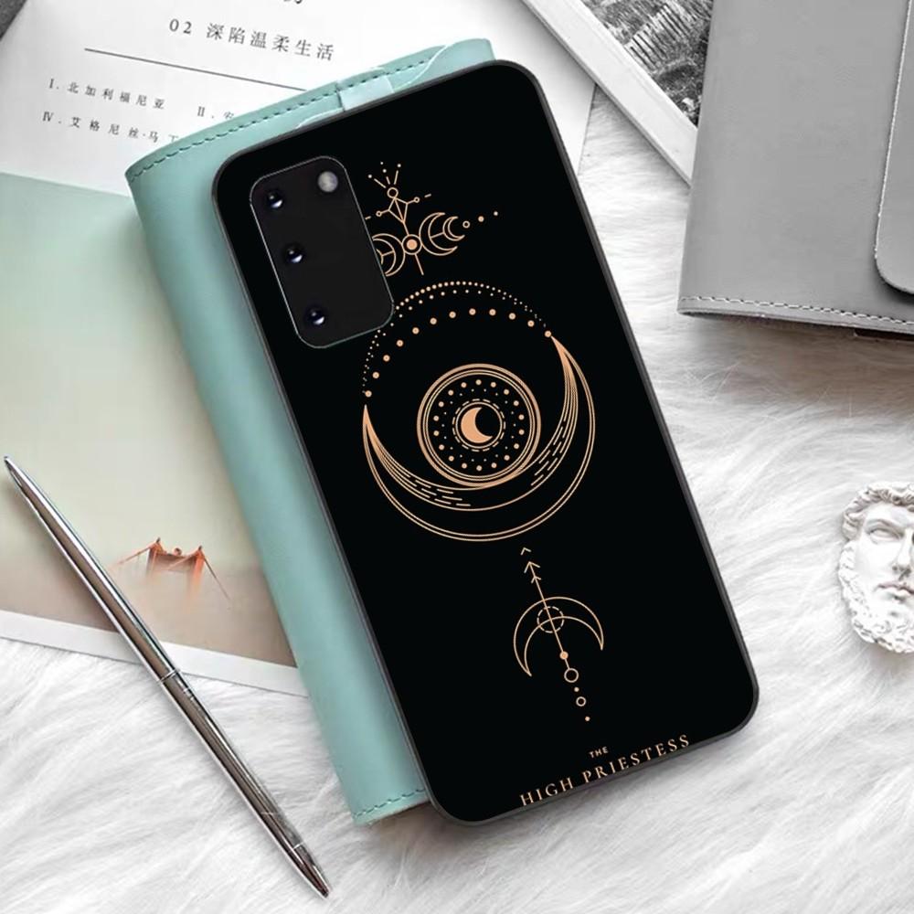 

Witches Moon Tarot Mystery Totem Phone Case For Samsung S 9 10 20 21 22 23 30 23 24 Plus Lite Ultra FE S10lite Fundas Samsung S24 ULTRA