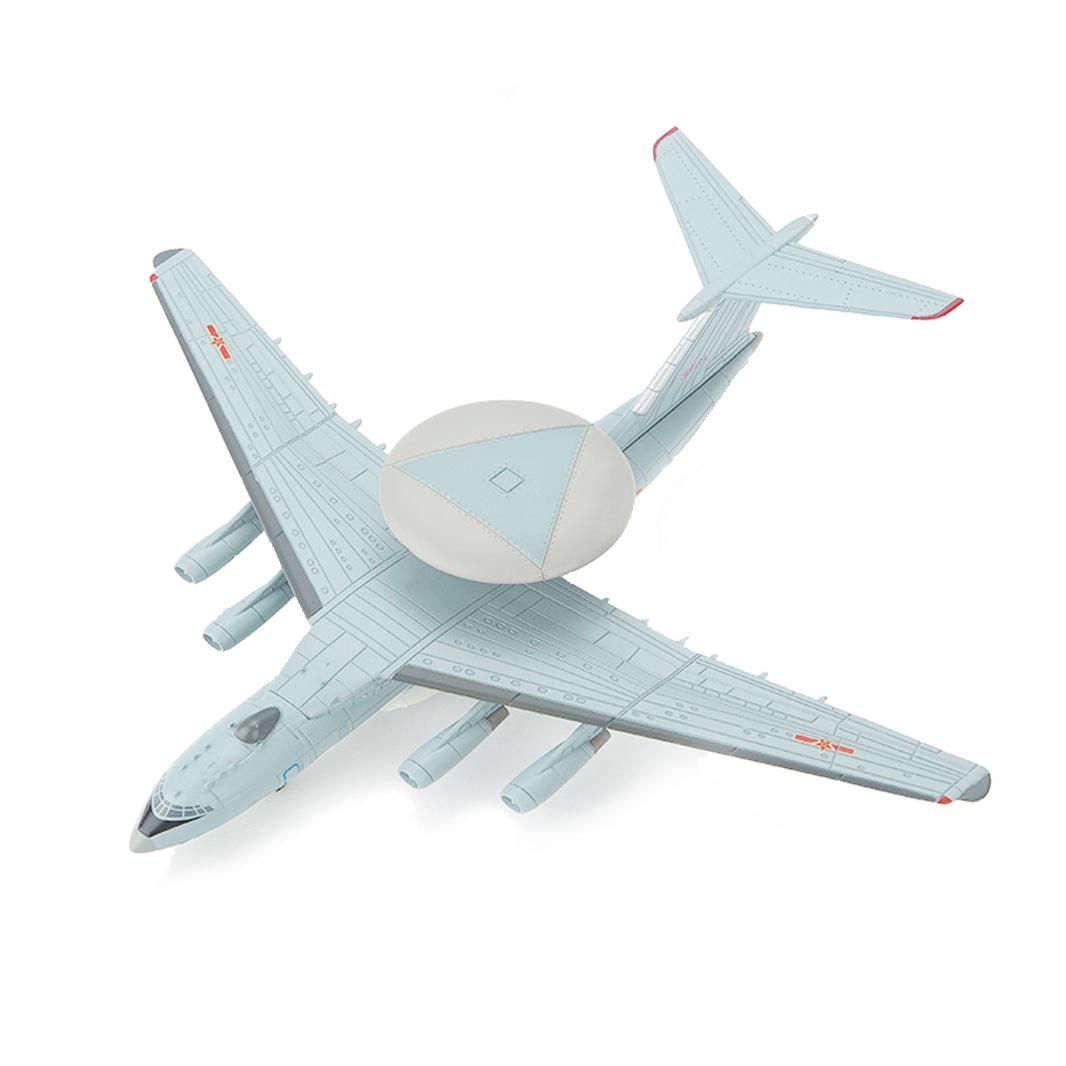 KJ2000 Early Warning Aircraft 1:240 Scale Alloy Model – Collector s Edition Gift серый