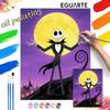 Jack Skellington Digital Oil Painting Art Kit Hand Painted Home Decor