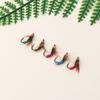 5/10Pcs Fly Fishing Lure Kit Artificial Insect Fishing Bait Fast Sinking Brass Bead Head Scud Fly Worm Trout Fishing Lure
