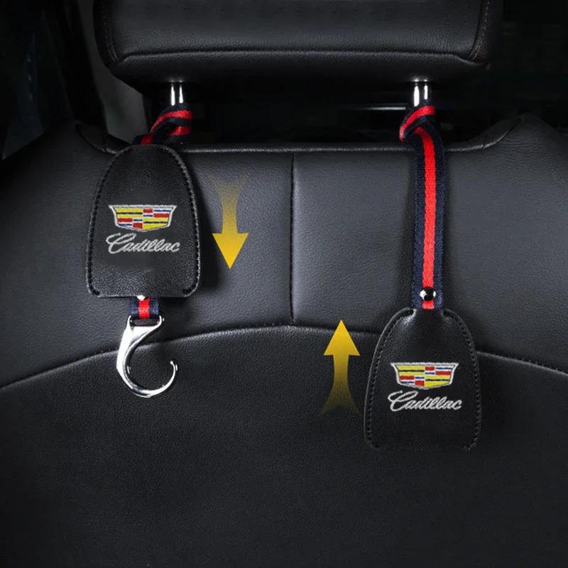Autositz-Rücken-Aufbewahrungshaken Tragbarer Haken Tasche Handtasche für Cadillac Escalade ATS BLS CTS CT4 CT5 CT6 EXT STS SLS SLR SRX XLR