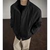 American-Style Winter Windbreaker: Stand-Up Collar, Cotton, Versatile Loose-Fit, Trendy Unisex Coach Jacket.