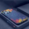 Pro Magsafe silikonové pouzdro na telefon pro iPhone 16 Pro Max Graffiti Magnetický kryt Magsafing pro Apple 15 13 12 Pro Max 14 16 Pro 7 8 Plus SE 2022 Fundas