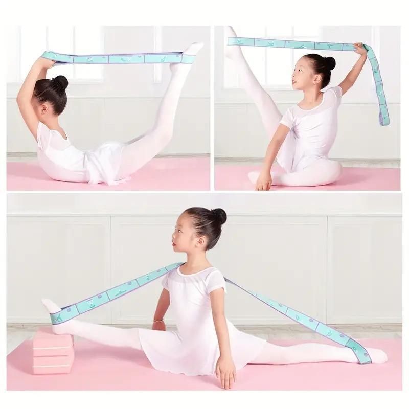 Yoga Stretching Belt Dance Stretching Band Loop Yoga Pilates Fitness Tension Belt Digital Stretch Elastic Band Resistance Band