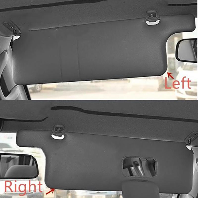

Front L+R Interior Sunvisor Sun Visor with Hook Clip for Mitsubishi Pajero Montero Shogun MKII V31 V32 V33 NONE