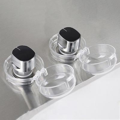 Résistance Haute Température Bouton de Cuisinière Couvercle Gaz Polycarbonate Transparent Protections de Boutons de Cuisine Autocollantes Couvercles de Boutons de Cuisinière à Gaz