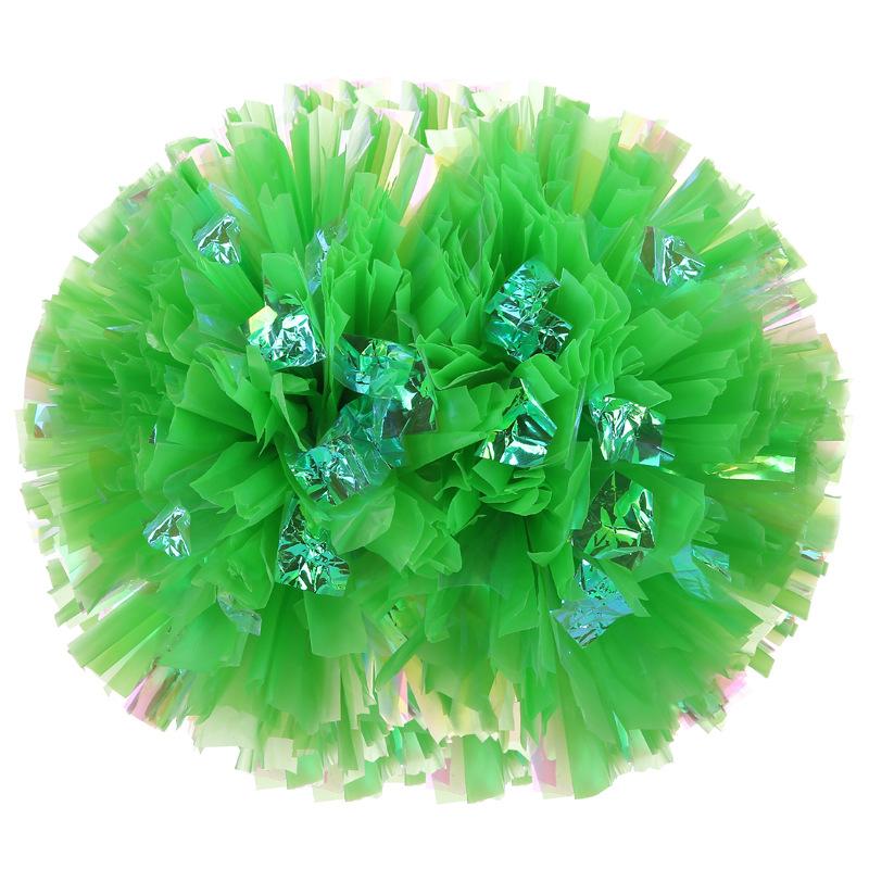 Rainbow Matte Pom Poms Colorful Hand Flowers Cheer Props Sports Meeting Accessories Aerobics Dance Ornaments Vivid Stage Tools