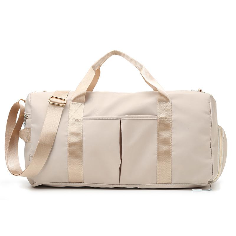 Fitness Bag Dry Wet Separation Training Sports Bag Lulu Same Style Hand Luggage Bag Short Travel Bag Swimming Bag