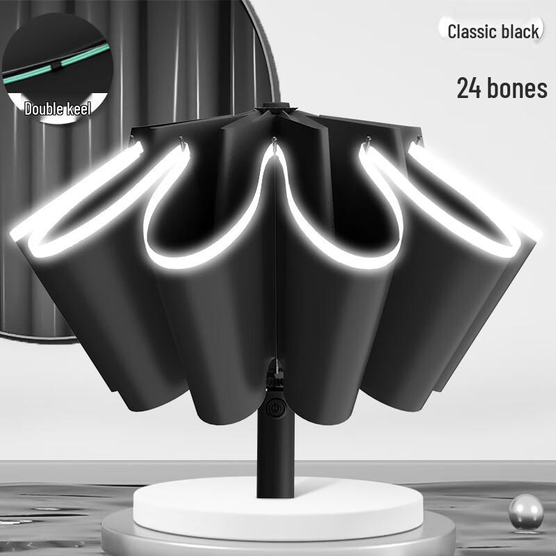 Shixun 24-Rib Windproof Reverse Folding Umbrella