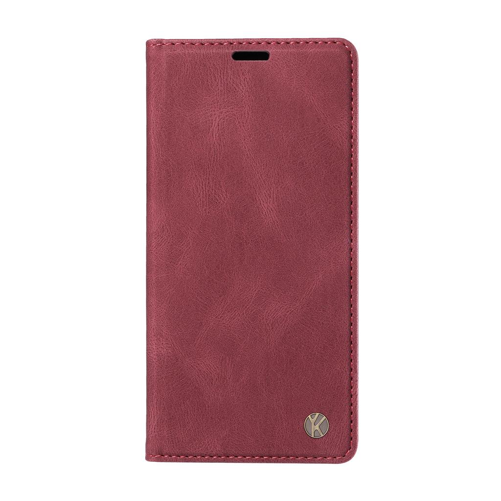 YIKATU YK-004 For Samsung Galaxy S25/S24 Case Wallet Leather Magnetic Clasp Phone Cover
