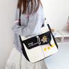 Contrast Large Capacity Tote Bag Student Crossbody Bag Girls Star Print Shoulder Bag