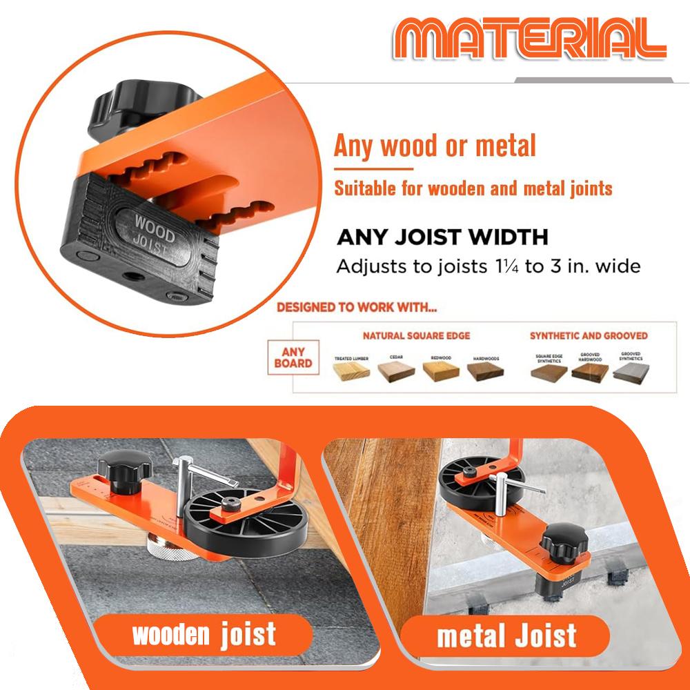 Deck Bending Bow Straightening Tool Board Bender Universal Bowl Holder Composite Decking Boards Fit Wooden and Metal Joints