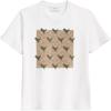 SS26 Lexi Short Sleeve Round Neck Pattern Cotton Solid Regular Sleeve T-Shirt Women T-Shirt CEM86-WHT