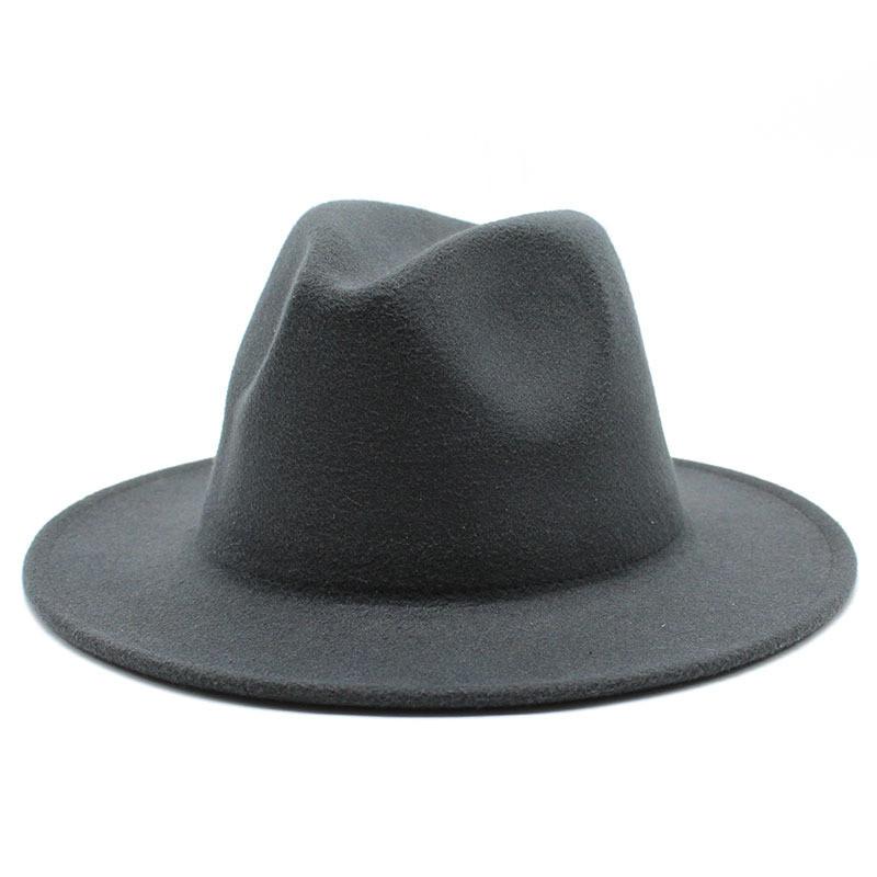 Cappello Fedora in Feltro di Lana per Uomo e Donna Con Protezione Solare e Traspirabilità Per la Moda Estiva