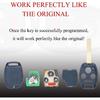 MechanMagic Key Fob Remote Replacement Fits for Honda Pilot 2009 2010 2011 2012 2013 2014 2015/ Accord Sedan 2008-2012 KR55WK49308 Keyless Entry