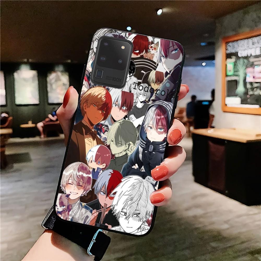 My Hero Academia Shoto Todoroki Handyhülle Für Samsung S 9 10 20 21 22 23 30 23 24 plus lite Ultra FE S10lite Fundas