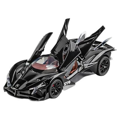 1/32 Apollo Project EVO Alloy Cast Toy Car Model Sound and Light Children's Toy Collectibles Birthday Gift