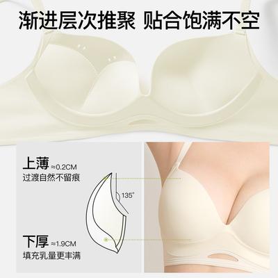 Original Original Small Gathering Egg Seamless Underwear Women's Small Breasts Gather Together To Show Large Soft Support Close Breast Bra Cover