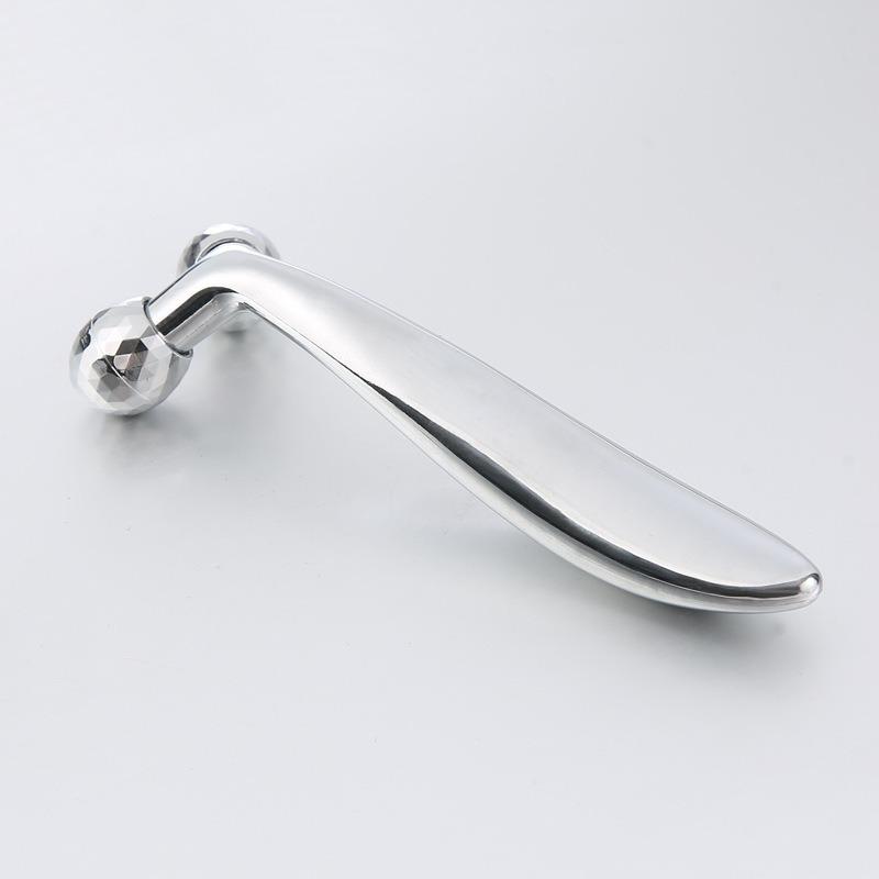 Micro current electronic 3d roller massager face beauty instrument V face lift handheld massager