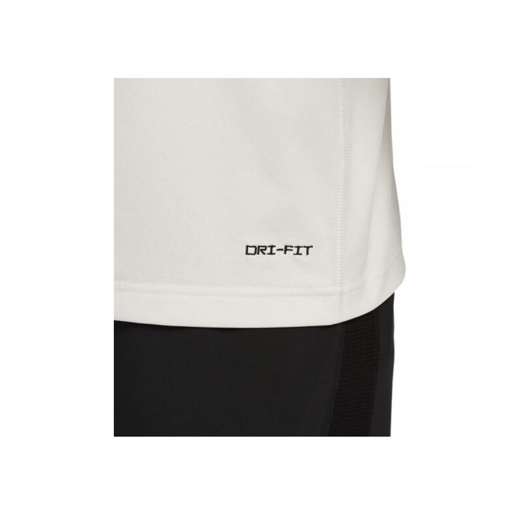 Nike Logo Print Breathable Outdoor Casual Sports Crew Neck Short Sleeve T-Shirt Men T-Shirts White FZ0291121